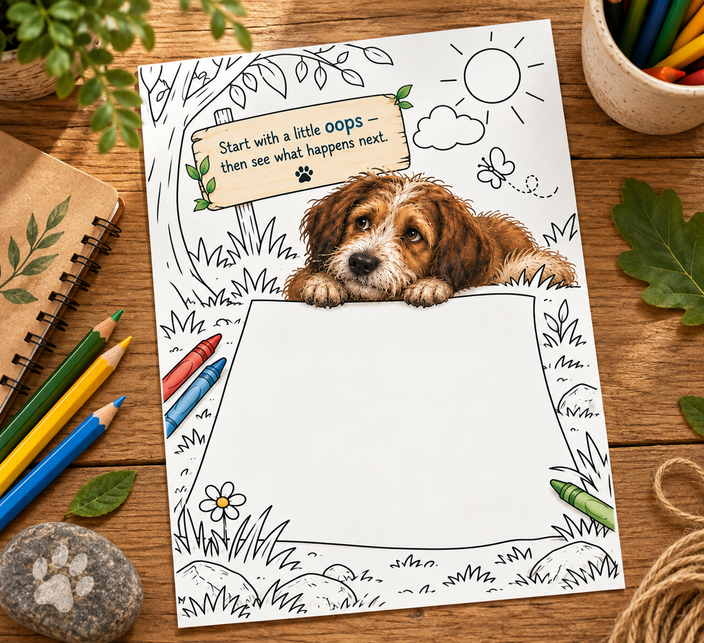 Mistakes Pages: Creativity in Nature — A Free Kids' Activity Download